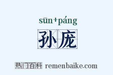 孙庞是什么意思的图片